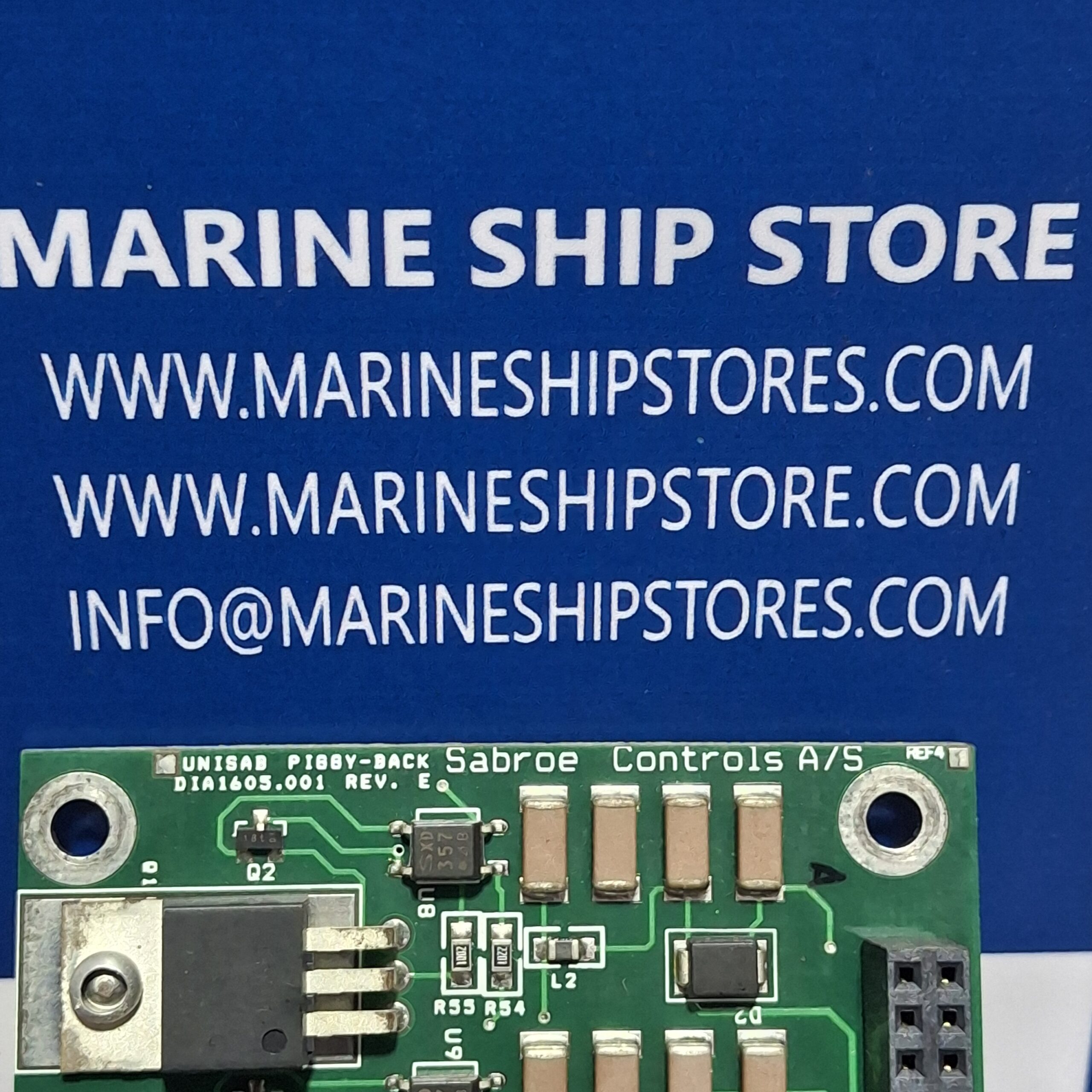 SABROE CONTROLS DIA1605.001 REV-E UNISAB PIBBY-BACK PCB CARD-2 SABROE CONTROLS DIA1605.001 REV-E UNISAB PIBBY-BACK PCB CARD