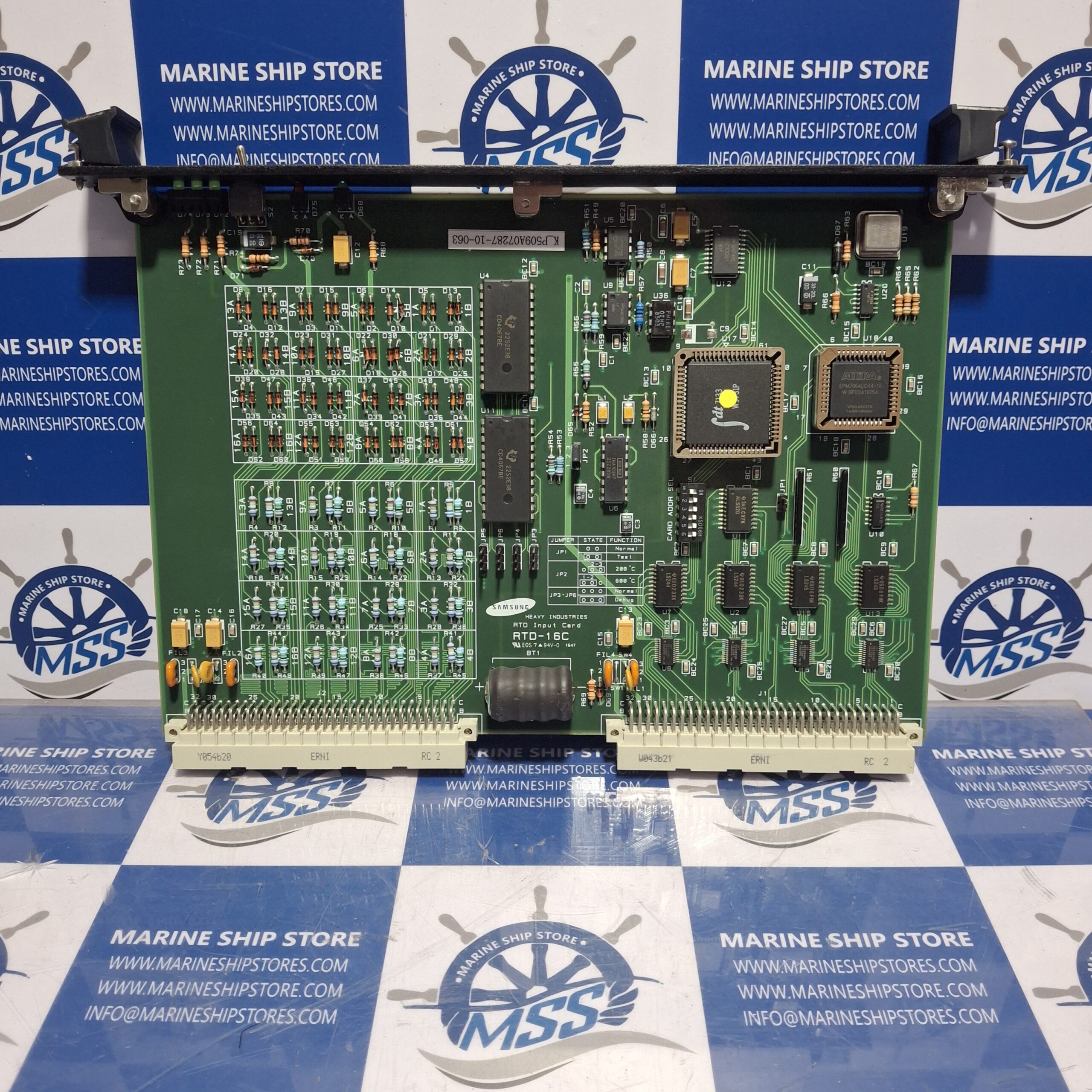 SAMSUNG HEAVY INDUSTRIES RTD-16C RTD INPUT CARD-4 SAMSUNG HEAVY INDUSTRIES RTD-16C RTD INPUT CARD