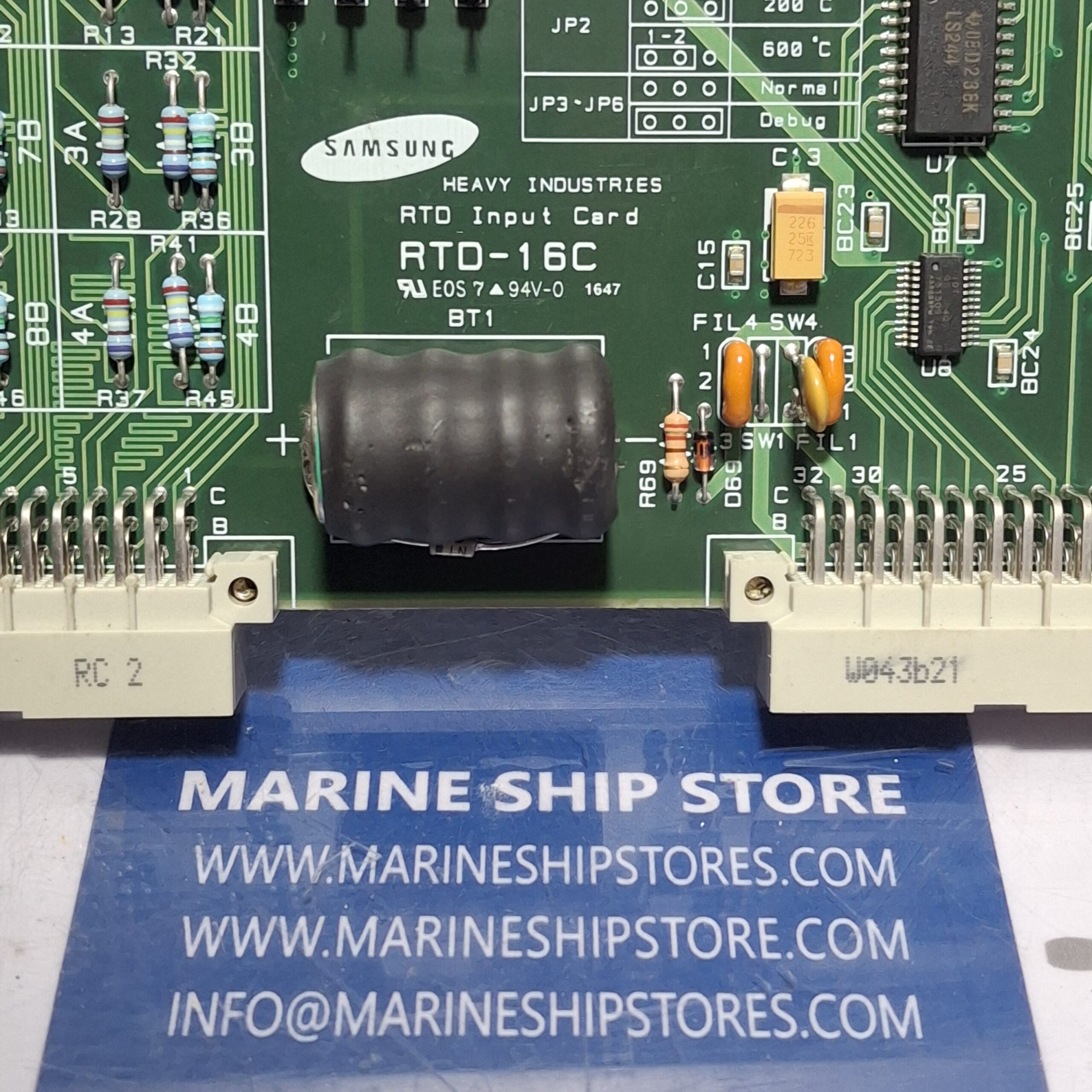 SAMSUNG HEAVY INDUSTRIES RTD-16C RTD INPUT CARD-5 SAMSUNG HEAVY INDUSTRIES RTD-16C RTD INPUT CARD