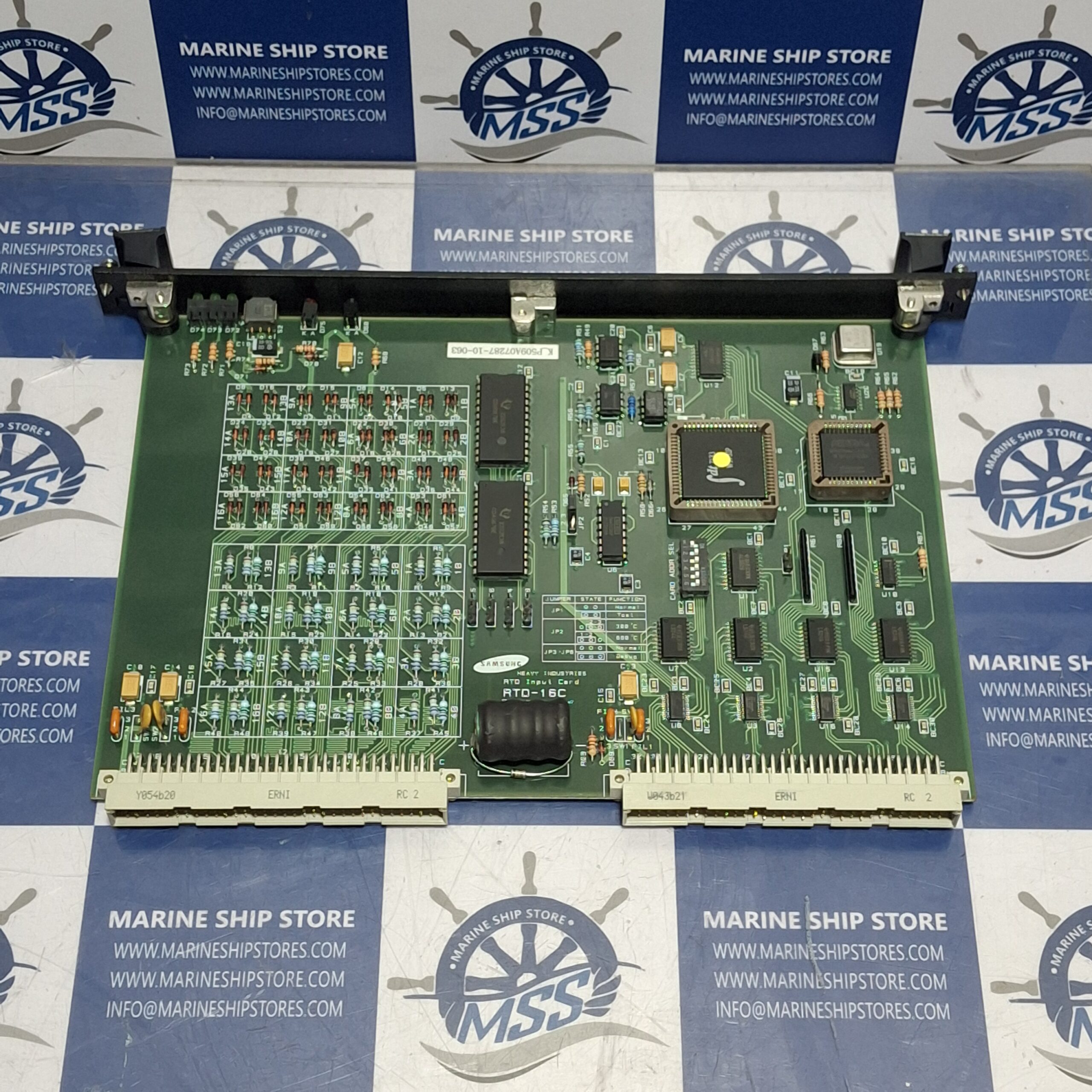 SAMSUNG HEAVY INDUSTRIES RTD-16C RTD INPUT CARD-6 SAMSUNG HEAVY INDUSTRIES RTD-16C RTD INPUT CARD