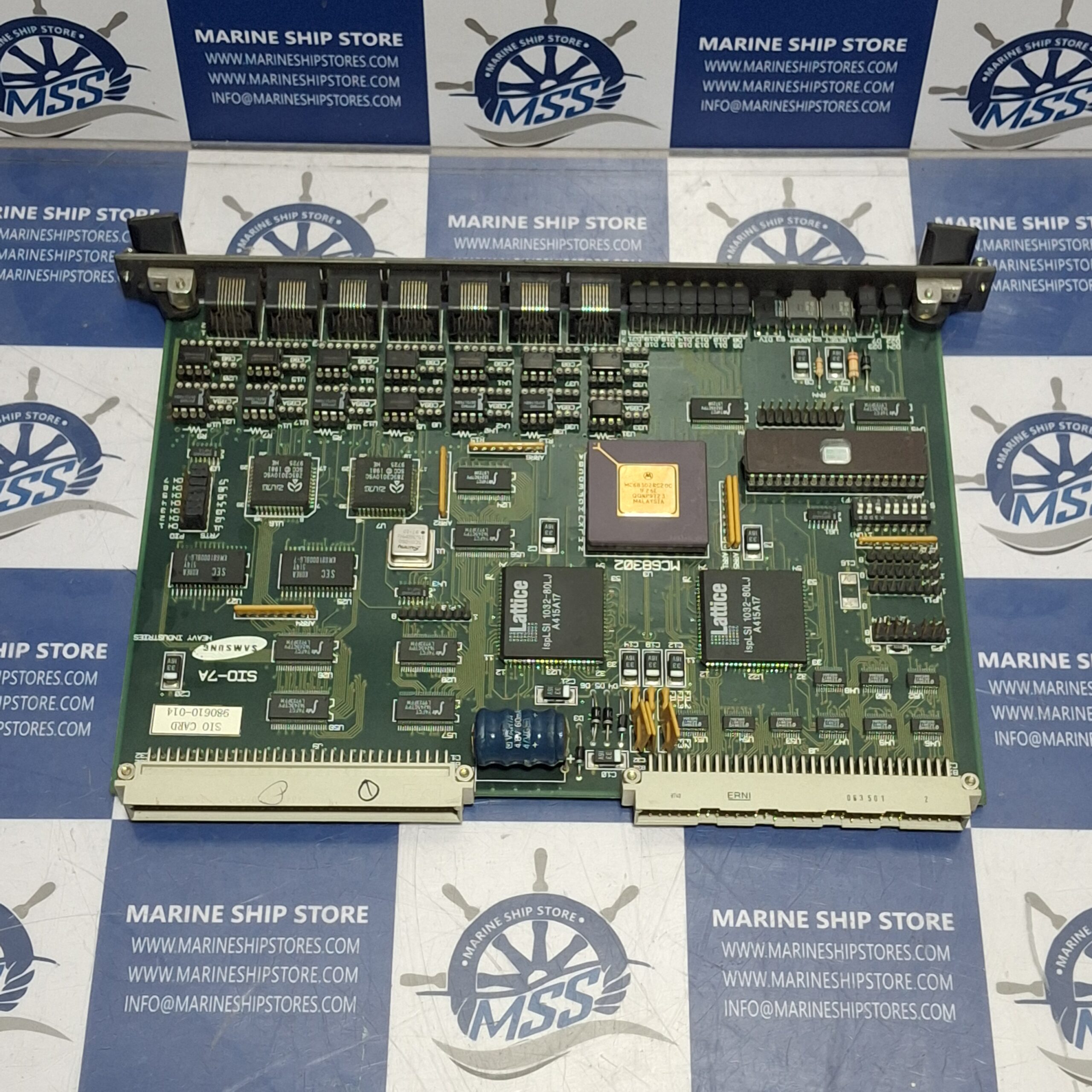 SAMSUNG HEAVY INDUSTRIES SIO-7A 980610-014 REV-1.0 SIO PCB CARD-4 SAMSUNG HEAVY INDUSTRIES SIO-7A 980610-014 REV-1.0 SIO PCB CARD