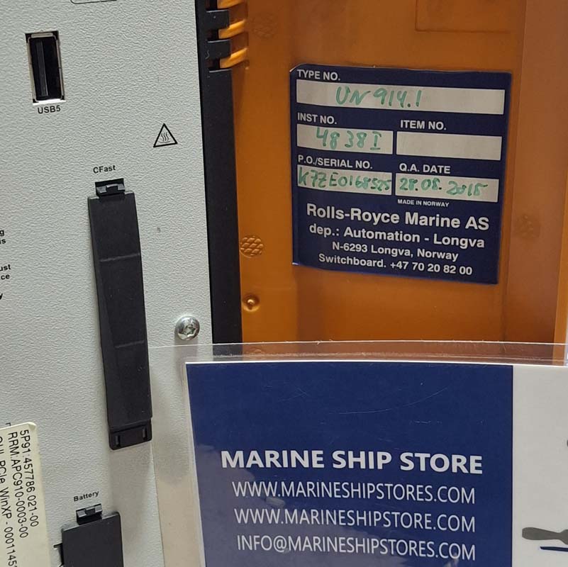 B&R AUTOMATION ROLLS-ROYCE UN914.1 PC-910 CPU-7