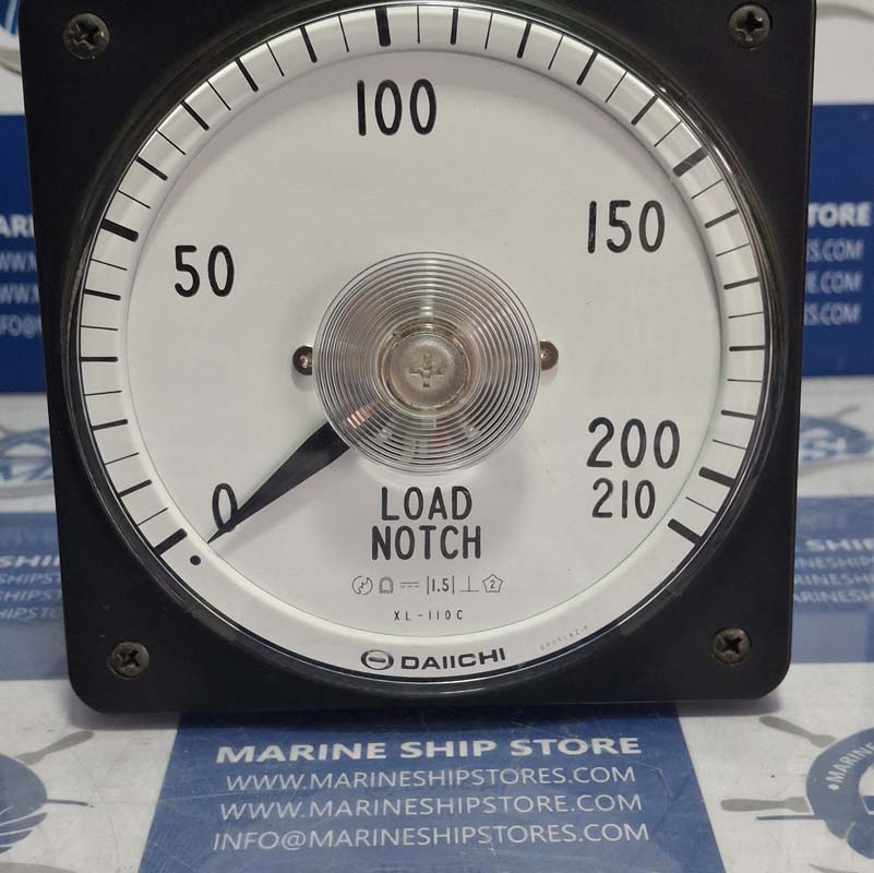 DAIICHI XL-110C RPM 0-210 LOAD NOTCH METER-1 DAIICHI XL-110C RPM 0-210 LOAD NOTCH METER