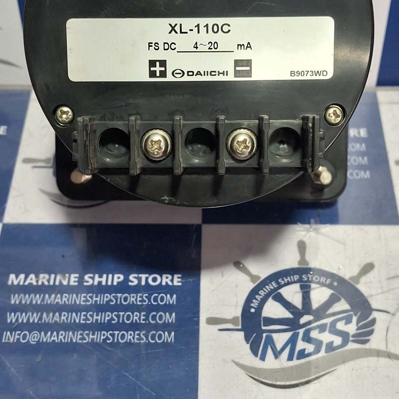 DAIICHI XL-110C RPM 0-210 LOAD NOTCH METER-3 DAIICHI XL-110C RPM 0-210 LOAD NOTCH METER