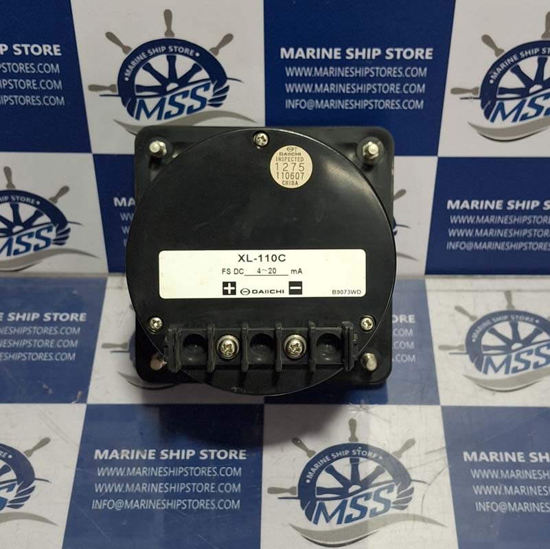 DAIICHI XL-110C RPM 0-210 LOAD NOTCH METER-4 DAIICHI XL-110C RPM 0-210 LOAD NOTCH METER