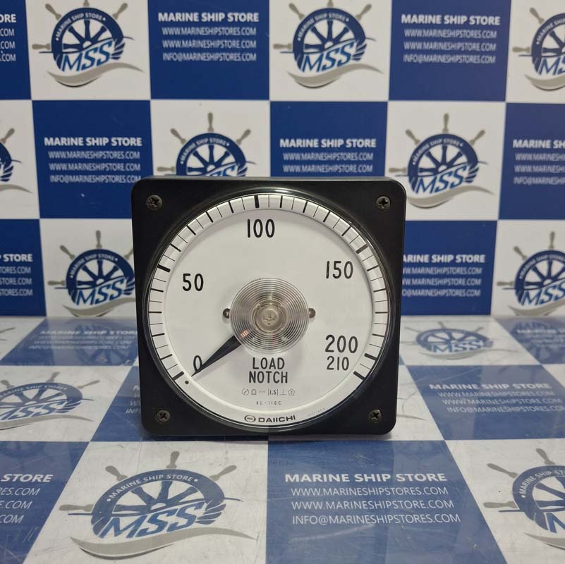 DAIICHI XL-110C RPM 0-210 LOAD NOTCH METER