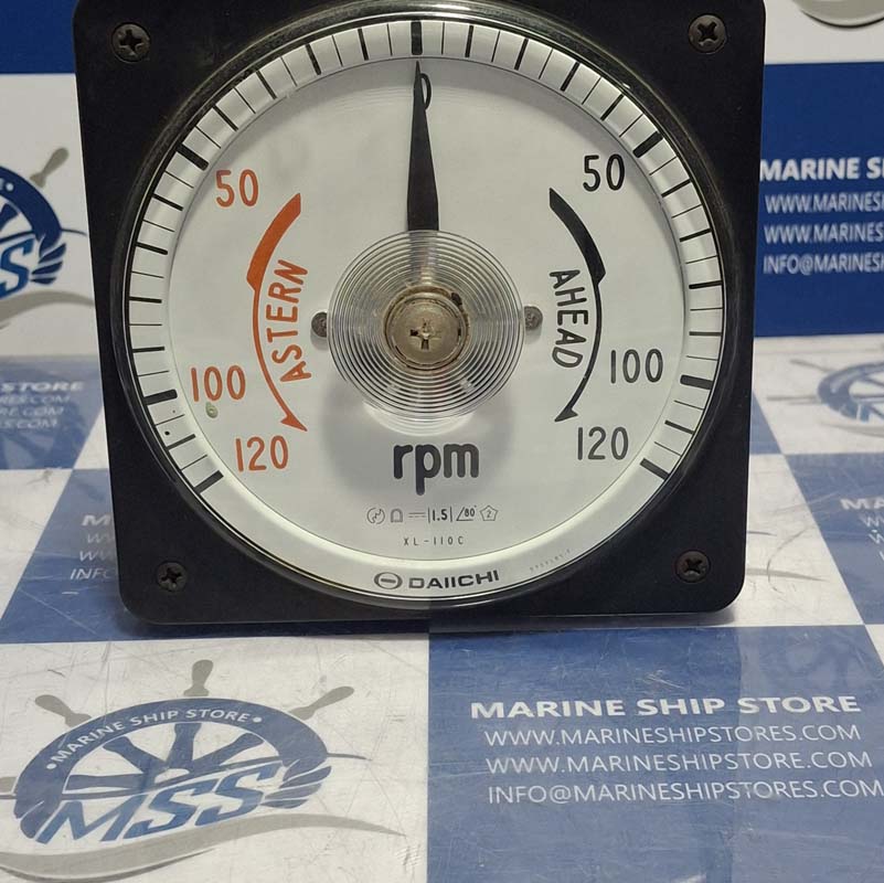 DAIICHI XL-110C RPM 120-0-120 RPM METER-1 DAIICHI XL-110C RPM 120-0-120 RPM METER
