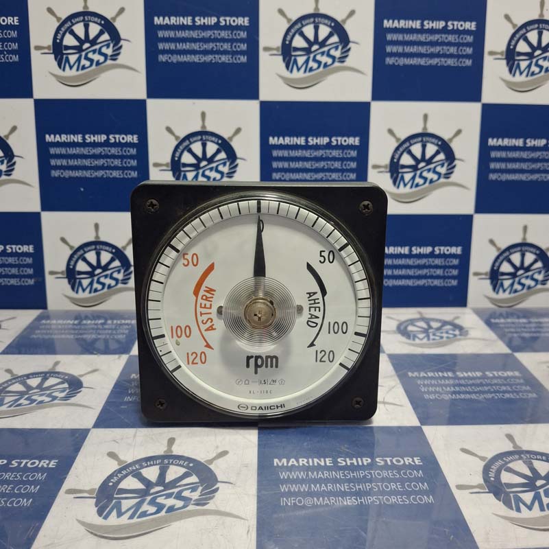 DAIICHI XL-110C RPM 120-0-120 RPM METER