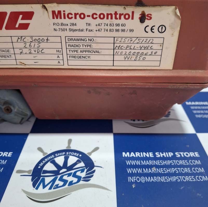 MC MICRO-CONTROL MC-3000+ MC-PL-440C CONTROL UNIT-6 MC MICRO-CONTROL MC-3000+ MC-PL-440C CONTROL UNIT