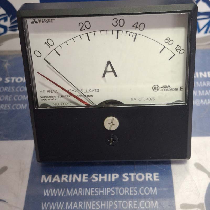 MITSUBISHI ELECTRIC YS-8NAA RPM 0-120 A METER-2 MITSUBISHI ELECTRIC YS-8NAA RPM 0-120 A METER