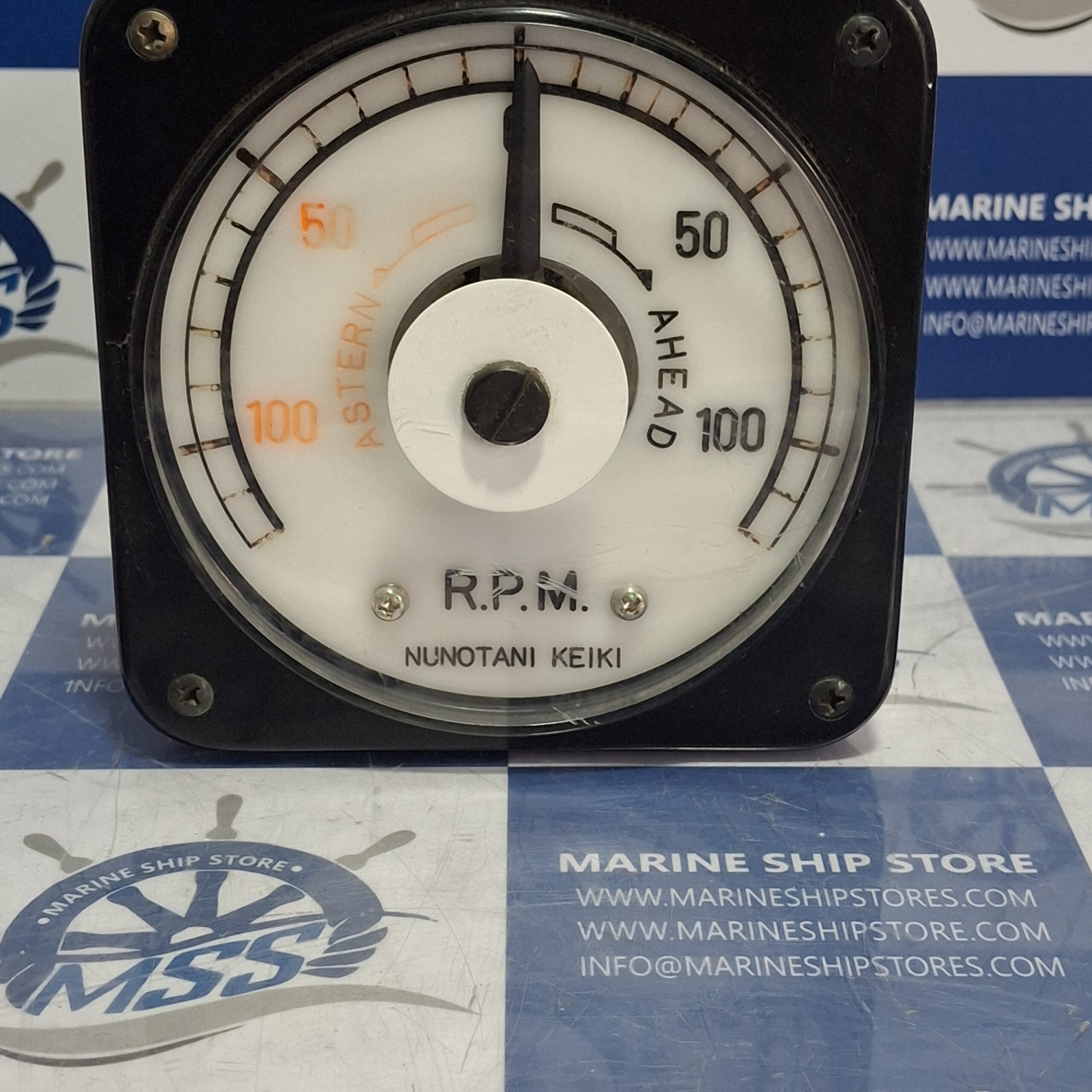 NUNOTANI KEIKI SEISAKUSHO JIS F 8524-FL90K RPM 100-100 SHAFT REVOLUTION INDICATOR RECEIVER-1 NUNOTANI KEIKI SEISAKUSHO JIS F 8524-FL90K RPM 100-100 SHAFT REVOLUTION INDICATOR RECEIVER