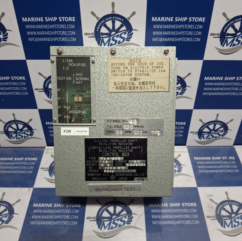 NUNOTANI KEIKI SEISAKUSHO PA-SPD SHAFT REVOLUTION INDICATOR CONTROL BOX