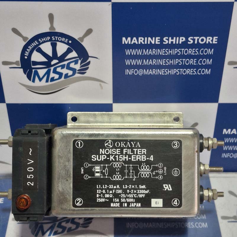 OKAYA SUP-K15H-ERB-4 NOISE FILTER-2 OKAYA SUP-K15H-ERB-4 NOISE FILTER