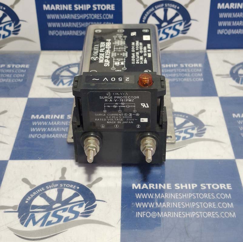 OKAYA SUP-K15H-ERB-4 NOISE FILTER-4 OKAYA SUP-K15H-ERB-4 NOISE FILTER
