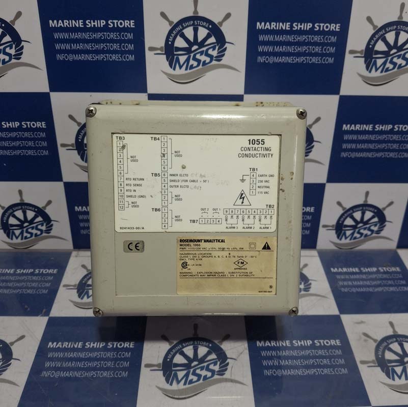 ROSEMOUNT ANALYTICAL 1055-01-10-20 VER-3.30 SOLU COMP II METER-5 ROSEMOUNT ANALYTICAL 1055-01-10-20 VER-3.30 SOLU COMP II METER