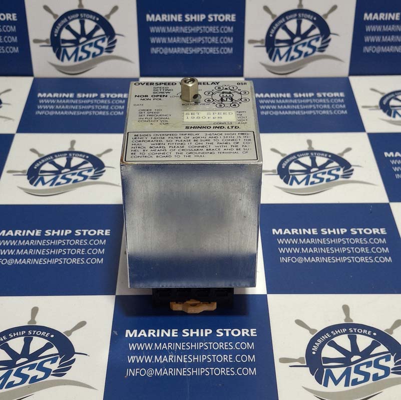 SHINKO 14030 1980-RPM OSR OVERSPEED TRIP RELAY-2 SHINKO 14030 1980-RPM OSR OVERSPEED TRIP RELAY