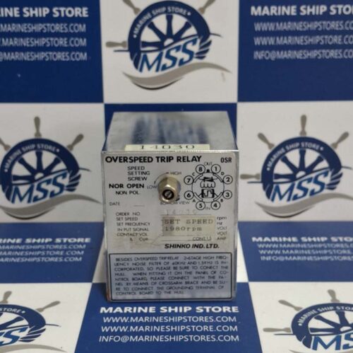 SHINKO 14030 1980-RPM OSR OVERSPEED TRIP RELAY