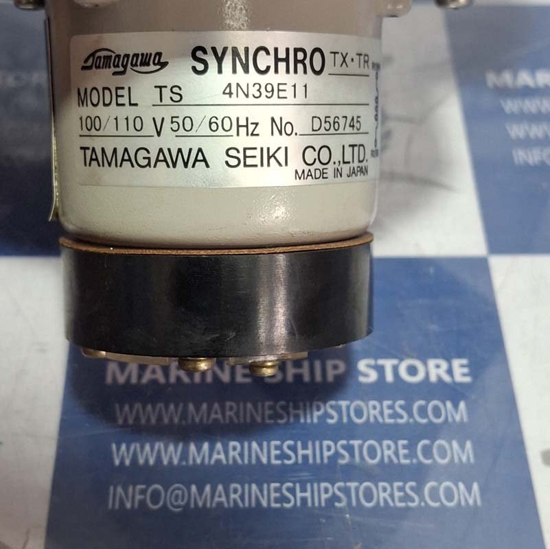 TAMAGAWA SEIKI TS 4N39E11 RPM 40-0-40 SYNCHRO MOTOR WITH RPM METER