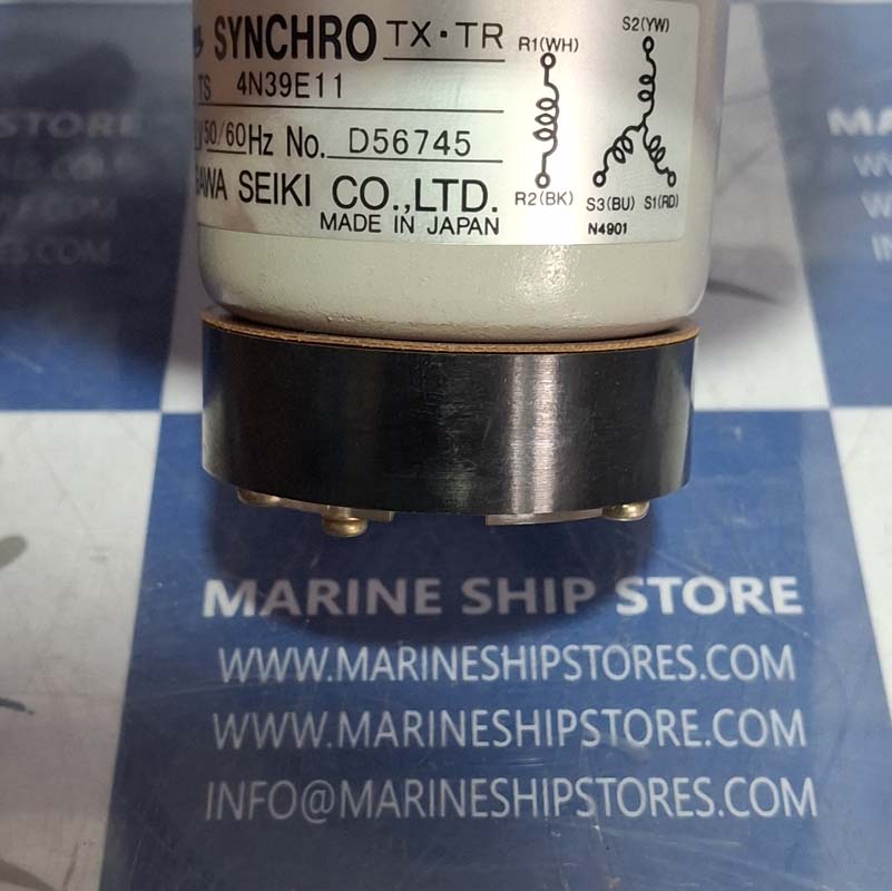 TAMAGAWA SEIKI TS 4N39E11 RPM 40-0-40 SYNCHRO MOTOR WITH RPM METER
