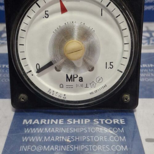 TOKYO KEIKI DVF-8 RPM 0-1.5 MPA PRESSURE INDICATOR