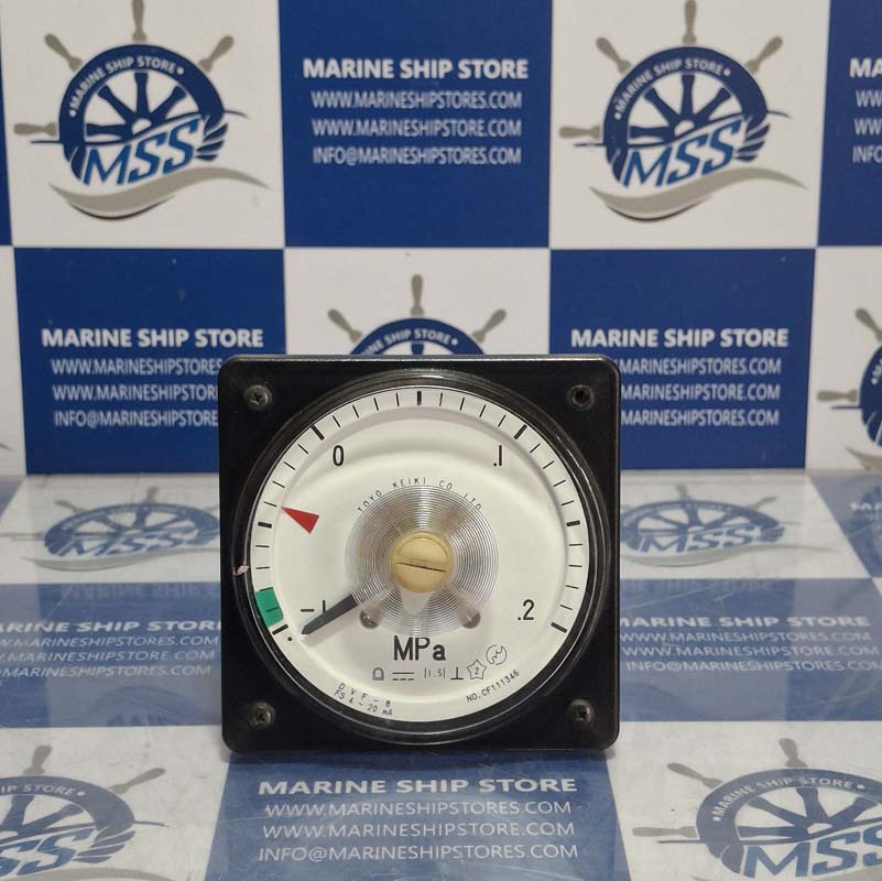 TOKYO KEIKI DVF-8 RPM 0-2 MPA PRESSURE INDICATOR