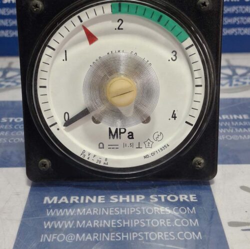 TOKYO KEIKI DVF-8 RPM 0-4 MPA PRESSURE INDICATOR
