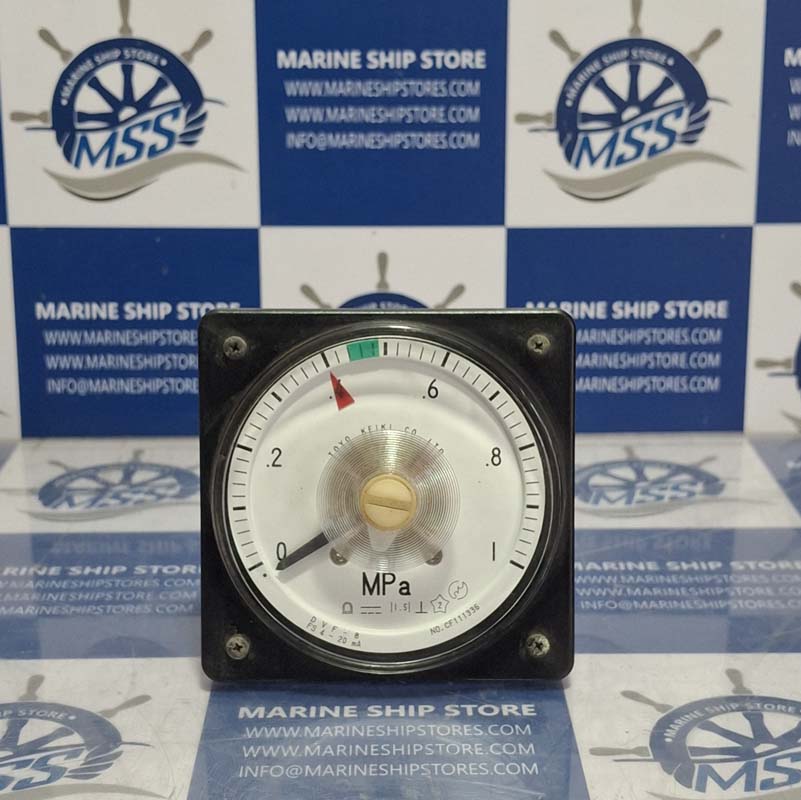 TOKYO KEIKI DVF-8 RPM 0-8 MPA PRESSURE INDICATOR