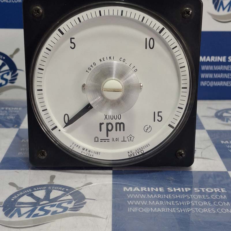 TOYO KEIKI MKH-110T RPM 0-15 RPM METER-1 TOYO KEIKI MKH-110T RPM 0-15 RPM METER