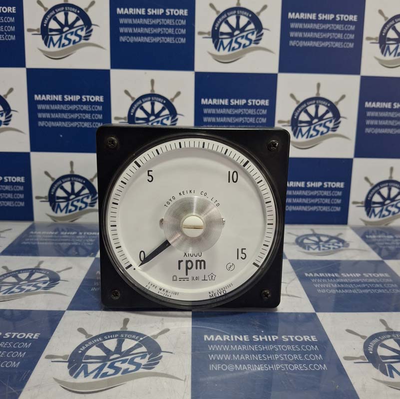 TOYO KEIKI MKH-110T RPM 0-15 RPM METER TOYO KEIKI MKH-110T RPM 0-15 RPM METER