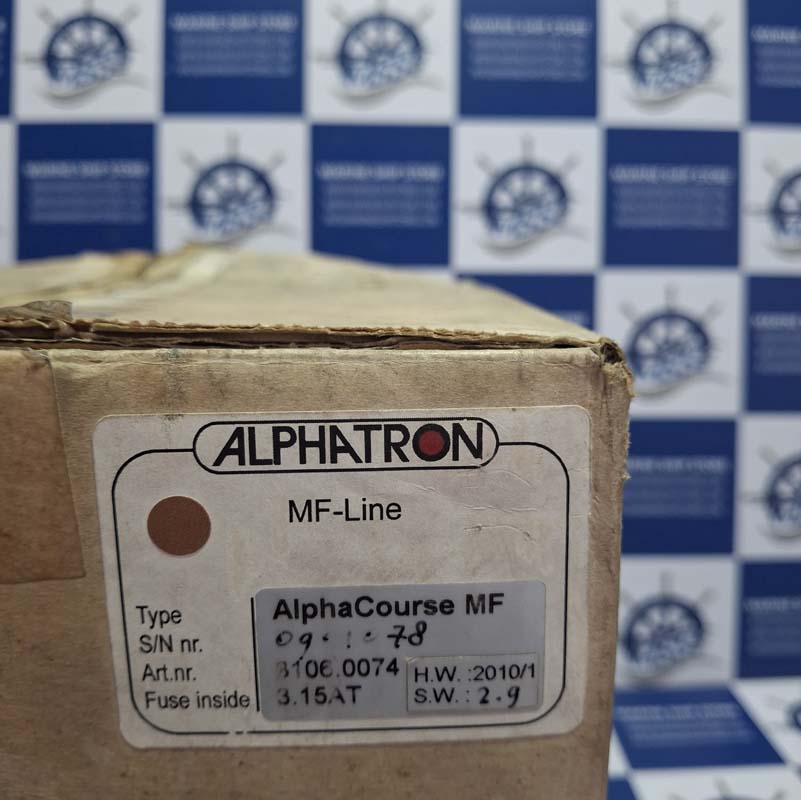 ALPHATRON MARINE ALPHACOURSE MF 3106.0074 MF LINE COURSE INDICATOR-2 ALPHATRON MARINE ALPHACOURSE MF 3106.0074 MF LINE COURSE INDICATOR