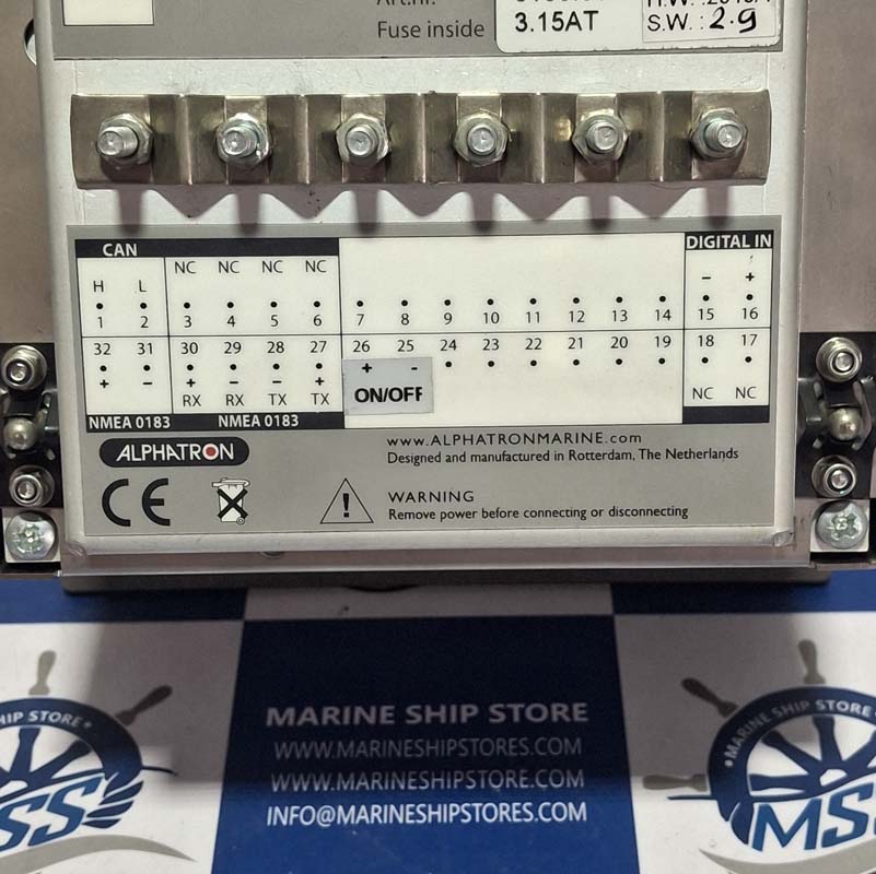 ALPHATRON MARINE ALPHACOURSE MF 3106.0074 MF LINE COURSE INDICATOR-7 ALPHATRON MARINE ALPHACOURSE MF 3106.0074 MF LINE COURSE INDICATOR