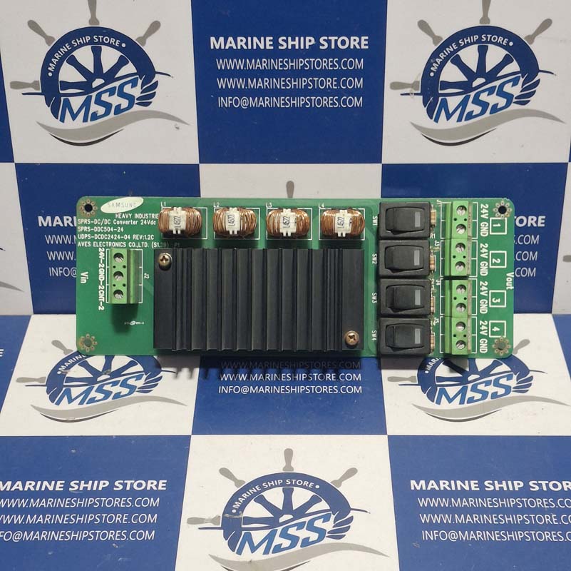 AVES ELECTRONICS SAMSUNG UDPS-DCDC2424-04 REV-1.2C SPRS-DDC504-24 SPRS-DC-DC CONVERTER PCB CARD