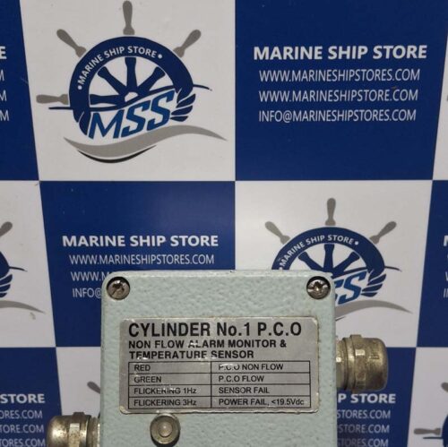 KEUMYANG CYLINDER NO.1 P.C.O NON FLOW ALARM MONITOR & TEMPERATURE SENSOR