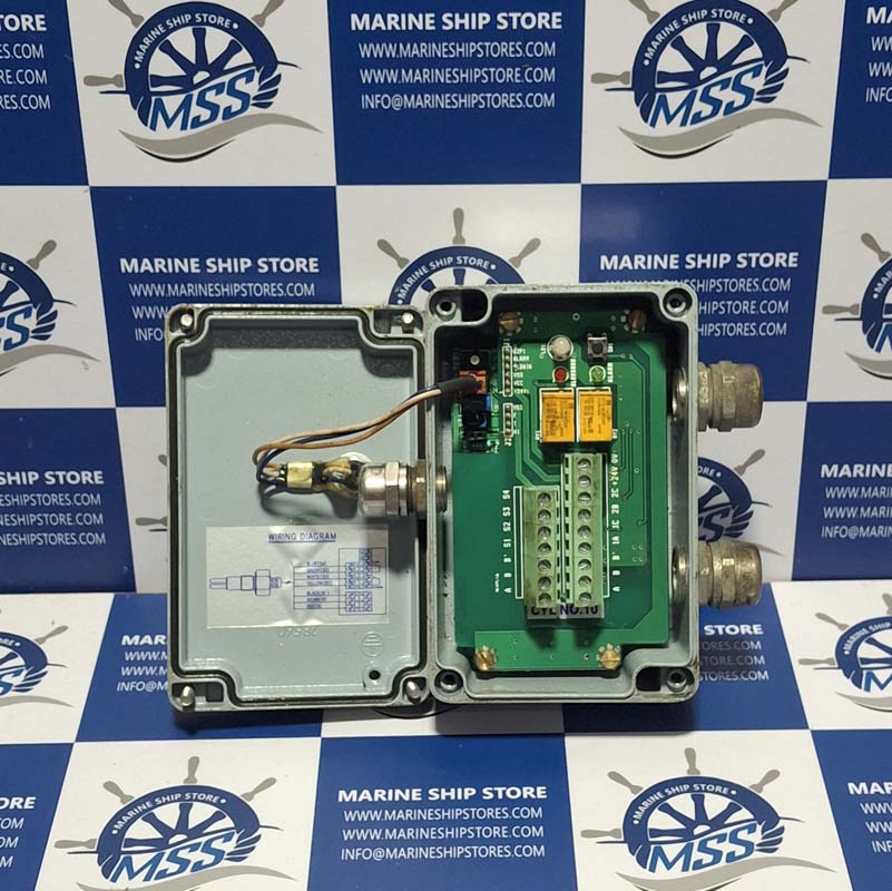 KEUMYANG CYLINDER NO.10 P.C.O NON FLOW ALARM MONITOR & TEMPERATURE SENSOR