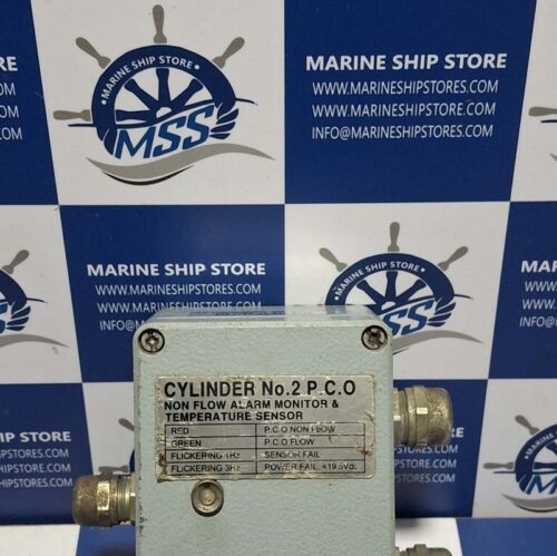 KEUMYANG CYLINDER NO.2 P.C.O NON FLOW ALARM MONITOR & TEMPERATURE SENSOR