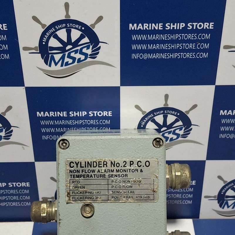 KEUMYANG CYLINDER NO.2 P.C.O NON FLOW ALARM MONITOR & TEMPERATURE SENSOR-1 KEUMYANG CYLINDER NO.2 P.C.O NON FLOW ALARM MONITOR & TEMPERATURE SENSOR