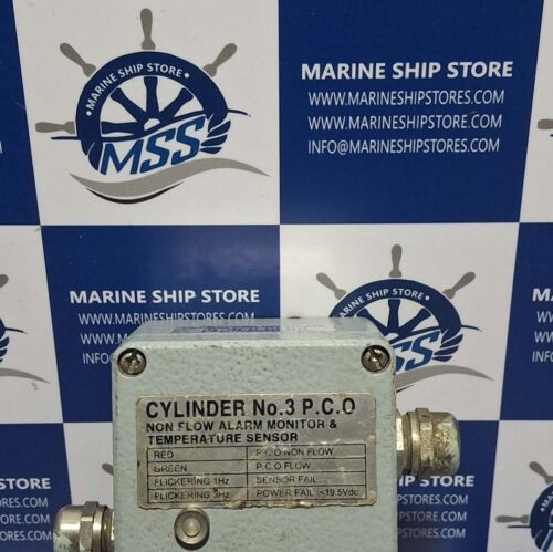 KEUMYANG CYLINDER NO.3 P.C.O NON FLOW ALARM MONITOR & TEMPERATURE SENSOR