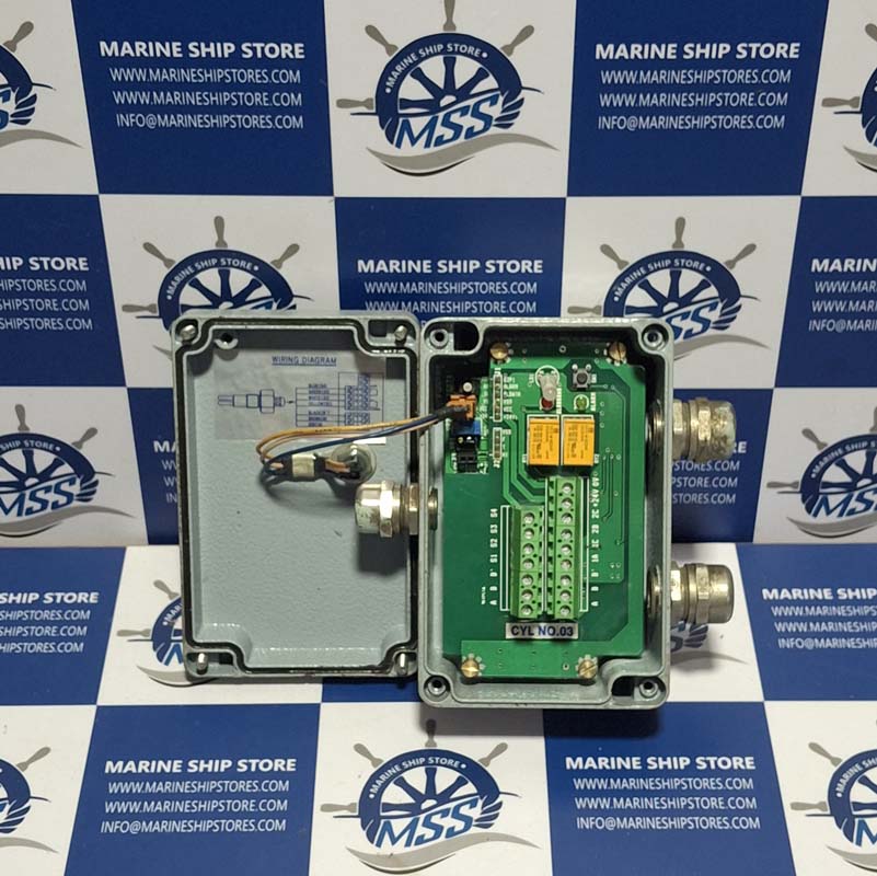 KEUMYANG CYLINDER NO.3 P.C.O NON FLOW ALARM MONITOR & TEMPERATURE SENSOR