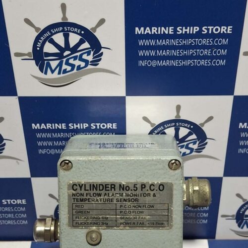 KEUMYANG CYLINDER NO.5 P.C.O NON FLOW ALARM MONITOR & TEMPERATURE SENSOR