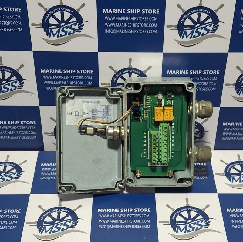 KEUMYANG CYLINDER NO.5 P.C.O NON FLOW ALARM MONITOR & TEMPERATURE SENSOR
