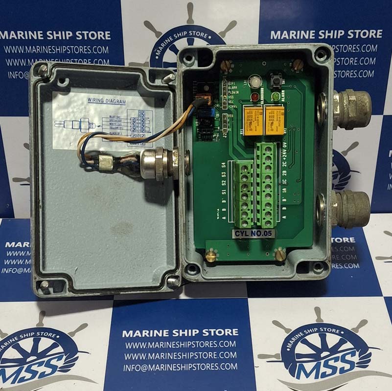 KEUMYANG CYLINDER NO.5 P.C.O NON FLOW ALARM MONITOR & TEMPERATURE SENSOR