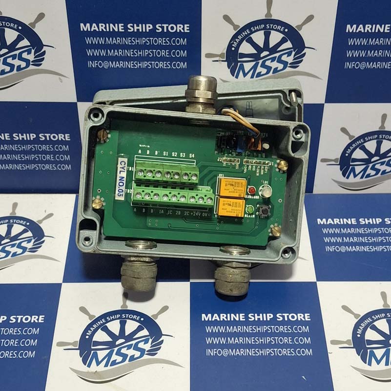 KEUMYANG CYLINDER NO.5 P.C.O NON FLOW ALARM MONITOR & TEMPERATURE SENSOR