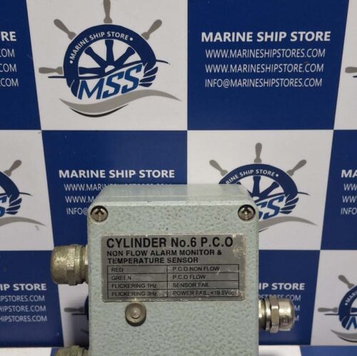 KEUMYANG CYLINDER NO.6 P.C.O NON FLOW ALARM MONITOR & TEMPERATURE SENSOR
