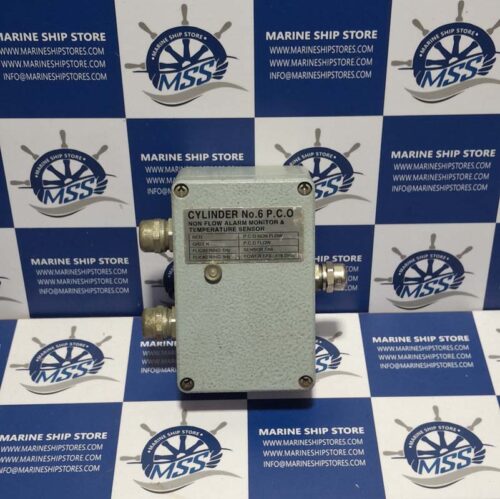 KEUMYANG CYLINDER NO.6 P.C.O NON FLOW ALARM MONITOR & TEMPERATURE SENSOR