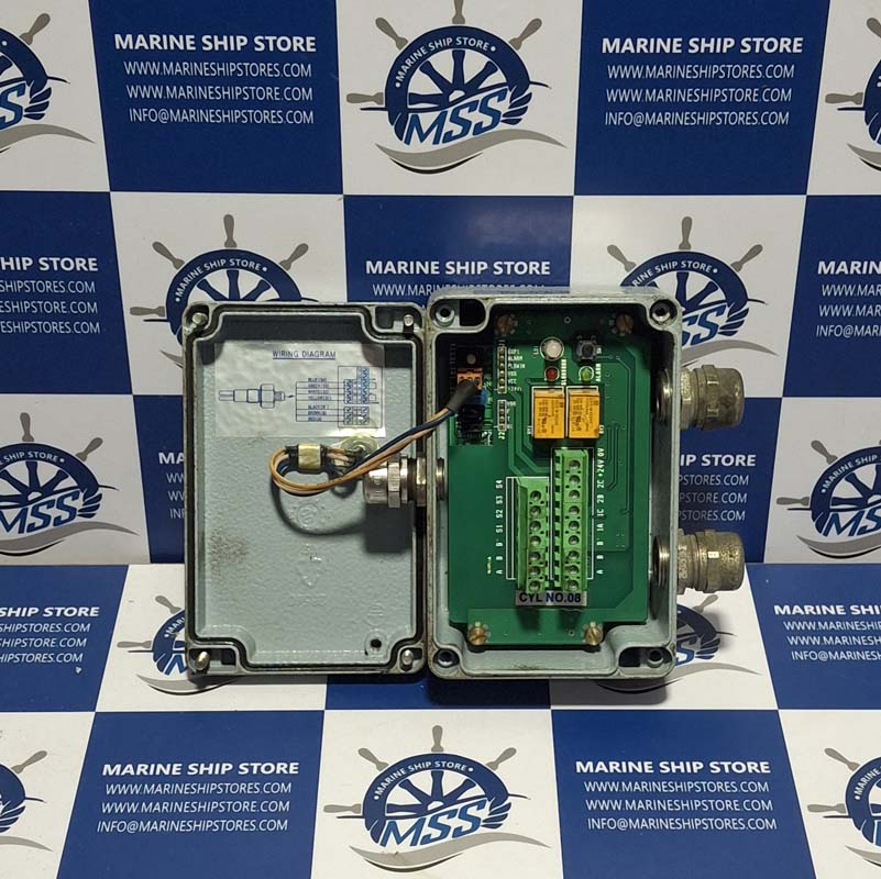 KEUMYANG CYLINDER NO.8 P.C.O NON FLOW ALARM MONITOR & TEMPERATURE SENSOR