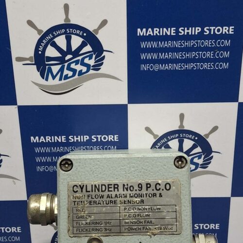 KEUMYANG CYLINDER NO.9 P.C.O NON FLOW ALARM MONITOR & TEMPERATURE SENSOR
