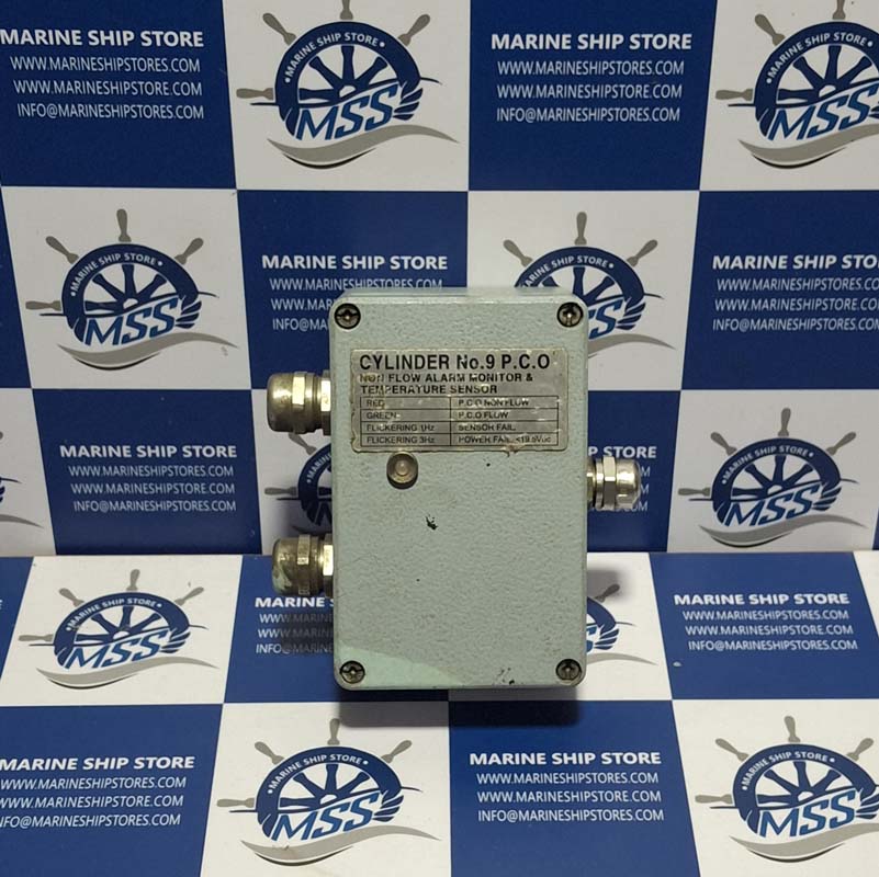 KEUMYANG CYLINDER NO.9 P.C.O NON FLOW ALARM MONITOR & TEMPERATURE SENSOR