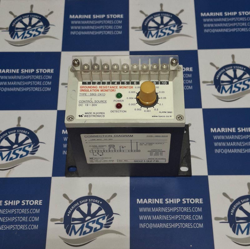 LUXCO WESTRONICS SBG-241D GROUNDING RESISTANCE INSULATION MONITOR