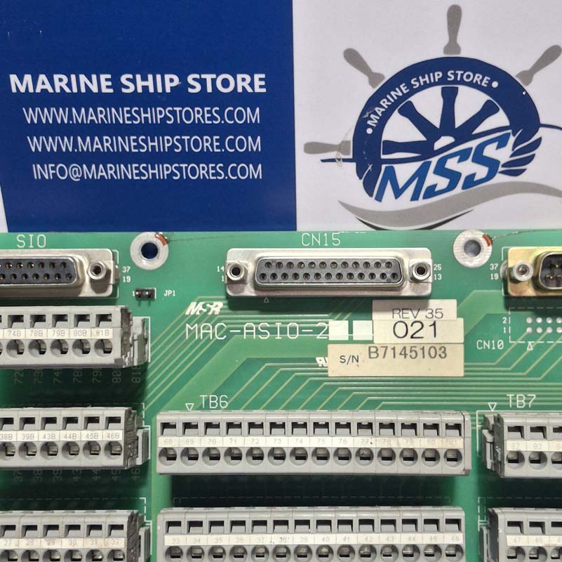 MITSUI ZOSEN MSR MAC-ASIO-2 REV-35 PCB BOARD-2 MITSUI ZOSEN MSR MAC-ASIO-2 REV-35 PCB BOARD