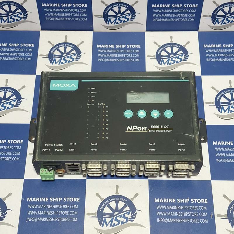 MOXA NPORT 5650-8-DT SERIAL DEVICE SERVER-2 MOXA NPORT 5650-8-DT SERIAL DEVICE SERVER